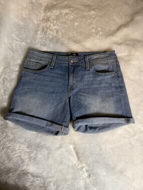 Just Black Denim Jean Shorts Women's Size Medium Cuffed Cutoff